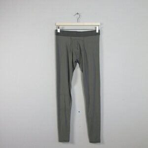 Skims Sport Leggings Mens M Grey Base Stretch Athletic Training Run 118